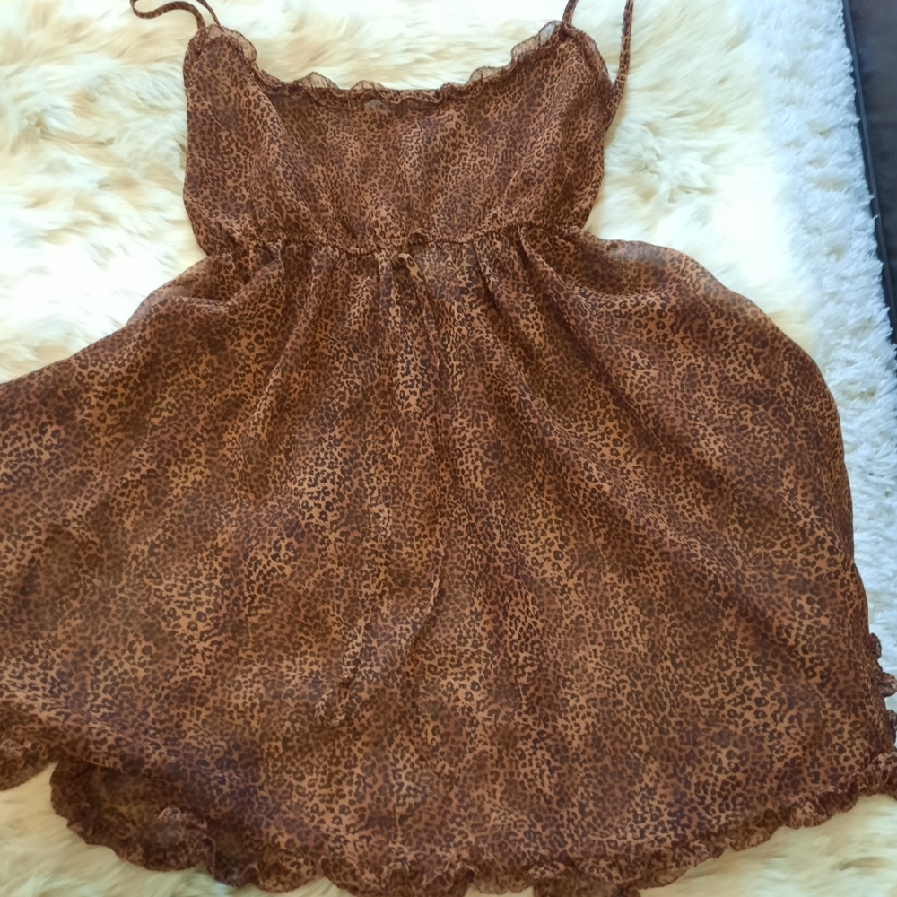 Victoria Secret Cheetah print Negligee